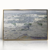 Expressionist Seascape – Gray Day at the Sea Canvas Print