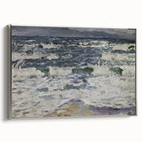 Expressionist Seascape – Gray Day at the Sea Canvas Print
