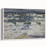 Expressionist Seascape – Gray Day at the Sea Canvas Print