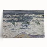 Expressionist Seascape – Gray Day at the Sea Canvas Print
