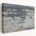 Expressionist Seascape – Gray Day at the Sea Canvas Print