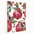 Large canvas print featuring an array of colorful fruits, ideal for kitchen wall art.