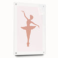 Ballet Dancer Silhouette Framed Print - Girls Bedroom Art