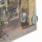 The Interior of Hall Place Realism Art Print - Henry Robertson Historic Scene