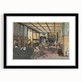 The Interior of Hall Place Realism Art Print - Henry Robertson Historic Scene