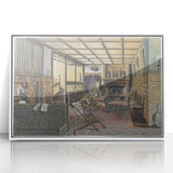 The Interior of Hall Place Realism Art Print - Henry Robertson Historic Scene