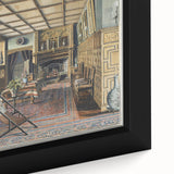 The Interior of Hall Place Realism Art Print - Henry Robertson Historic Scene