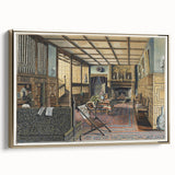 The Interior of Hall Place Realism Art Print - Henry Robertson Historic Scene