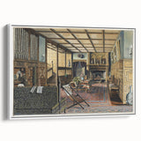The Interior of Hall Place Realism Art Print - Henry Robertson Historic Scene