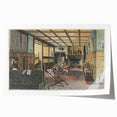 The Interior of Hall Place Realism Art Print - Henry Robertson Historic Scene