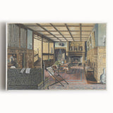 The Interior of Hall Place Realism Art Print - Henry Robertson Historic Scene