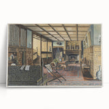 The Interior of Hall Place Realism Art Print - Henry Robertson Historic Scene