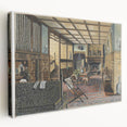 The Interior of Hall Place Realism Art Print - Henry Robertson Historic Scene