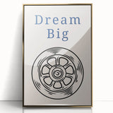 Dream Big – Motivational Boys Room Wall Art