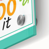 Kids' Room Educational Decor – You Can Do It Motivational Print