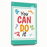 Kids' Room Educational Decor – You Can Do It Motivational Print