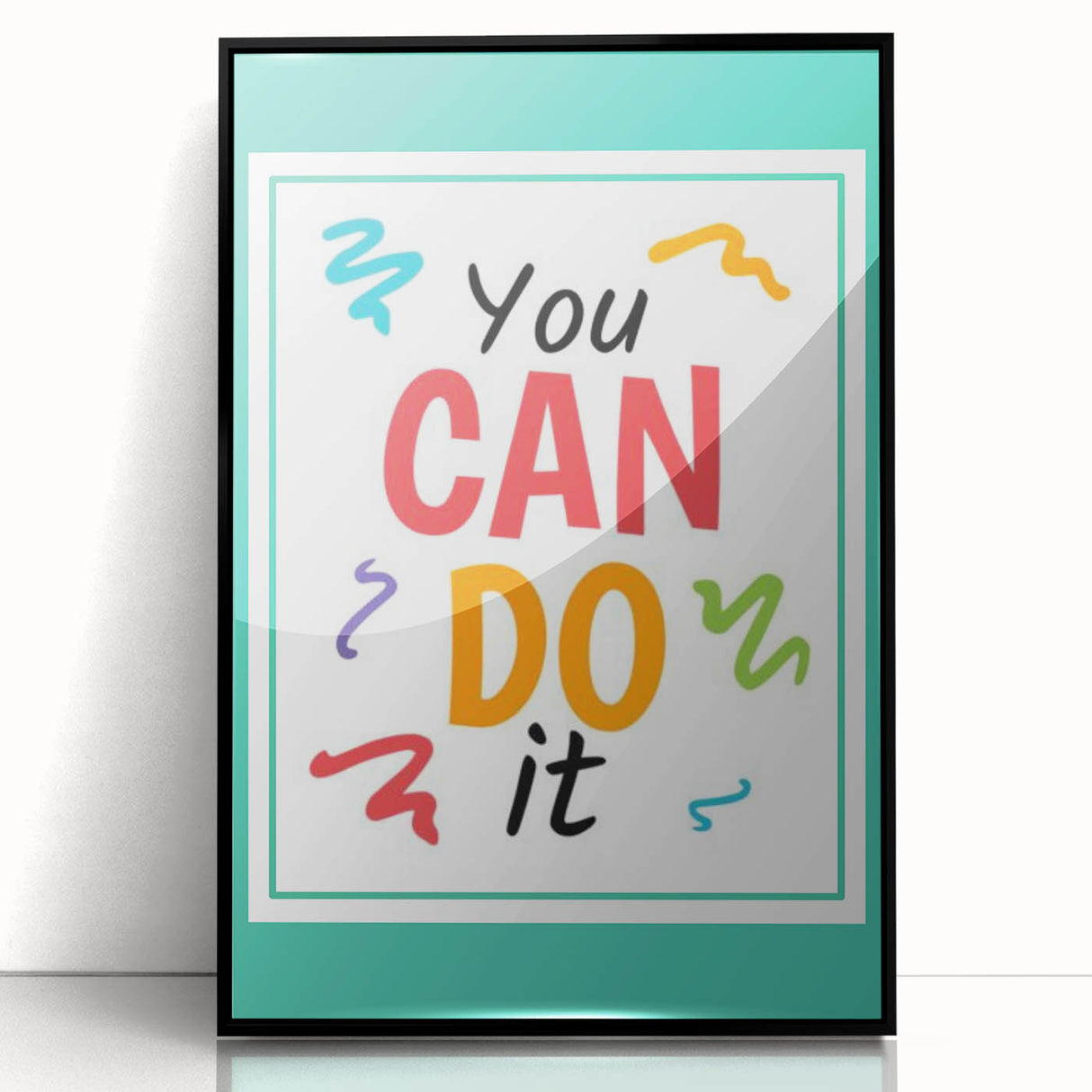 Kids' Room Educational Decor – You Can Do It Motivational Print