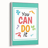 Kids' Room Educational Decor – You Can Do It Motivational Print