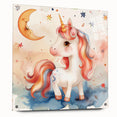 Magical Unicorn - Kids Room Wall Art Canvas and Framed Options