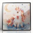 Magical Unicorn - Kids Room Wall Art Canvas and Framed Options