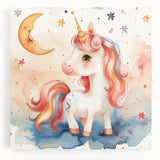 Magical Unicorn - Kids Room Wall Art Canvas and Framed Options