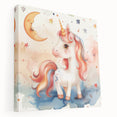 Magical Unicorn - Kids Room Wall Art Canvas and Framed Options