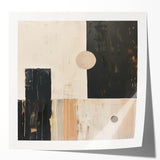 Mid Century Modern Abstract Art - Minimalist Geometric Retro Design