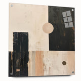 Mid Century Modern Abstract Art - Minimalist Geometric Retro Design