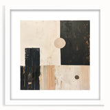 Mid Century Modern Abstract Art - Minimalist Geometric Retro Design