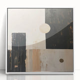 Mid Century Modern Abstract Art - Minimalist Geometric Retro Design