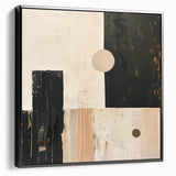 Mid Century Modern Abstract Art - Minimalist Geometric Retro Design