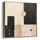 Mid Century Modern Abstract Art - Minimalist Geometric Retro Design
