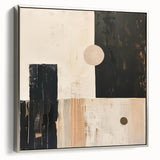 Mid Century Modern Abstract Art - Minimalist Geometric Retro Design