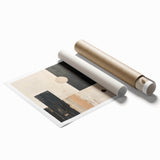 Mid Century Modern Abstract Art - Minimalist Geometric Retro Design