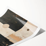 Mid Century Modern Abstract Art - Minimalist Geometric Retro Design