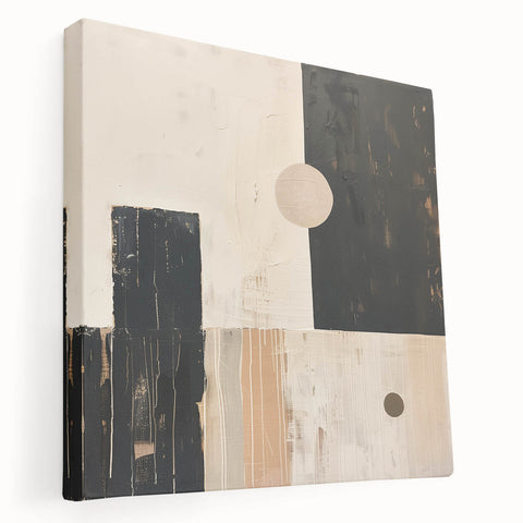 Mid Century Modern Abstract Art - Minimalist Geometric Retro Design