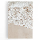 Large black and white abstract art on stretched canvas, featuring fluid shapes, ideal for kitchen wall art.