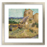 Textured abstract art print in vibrant blue and yellow hues on a framed canvas, ideal for bedroom wall decor.