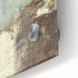 Close-up of abstract strokes wall art design, showcasing vibrant colors and fluid lines on acrylic glass, perfect for modern decor and artistic expression.