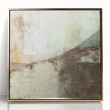 Abstract strokes wall art featuring vibrant gold hues in a sleek acrylic frame, ideal for modern decor. Perfect for adding elegance to any space.