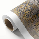 Modern Wall Art – Abstract Composition in Gold and Gray