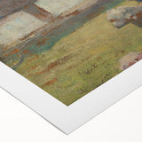 Washing Scene by Lajos Csordák - Rustic Impressionist Art