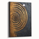 Framed abstract strokes wall art in black, showcasing dynamic brushwork and textures, ideal for modern decor. Perfect for enhancing contemporary living spaces.
