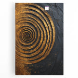 Abstract strokes wall art on stretched canvas showcasing vibrant colors—blue, orange, and yellow—ideal for modern home decor, enhancing any living space with artistic flair.
