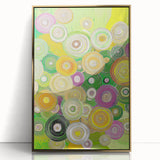 Framed acrylic artwork showcasing abstract gold strokes on a textured background, ideal for modern decor and adding elegance to any space.