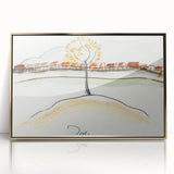 Modern Wall Art – Arthur Dove’s Fall Brook Railroad Landscape