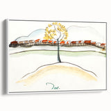 Modern Wall Art – Arthur Dove’s Fall Brook Railroad Landscape