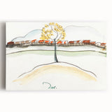 Modern Wall Art – Arthur Dove’s Fall Brook Railroad Landscape