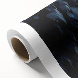 Vibrant rolled canvas depicting a stunning landscape of dramatic cliffs under a clear blue sky, ideal for home or office decor, showcasing rich colors and texture.