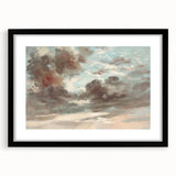 Romanticism Art - Stormy Sunset Cloud Study by John Constable